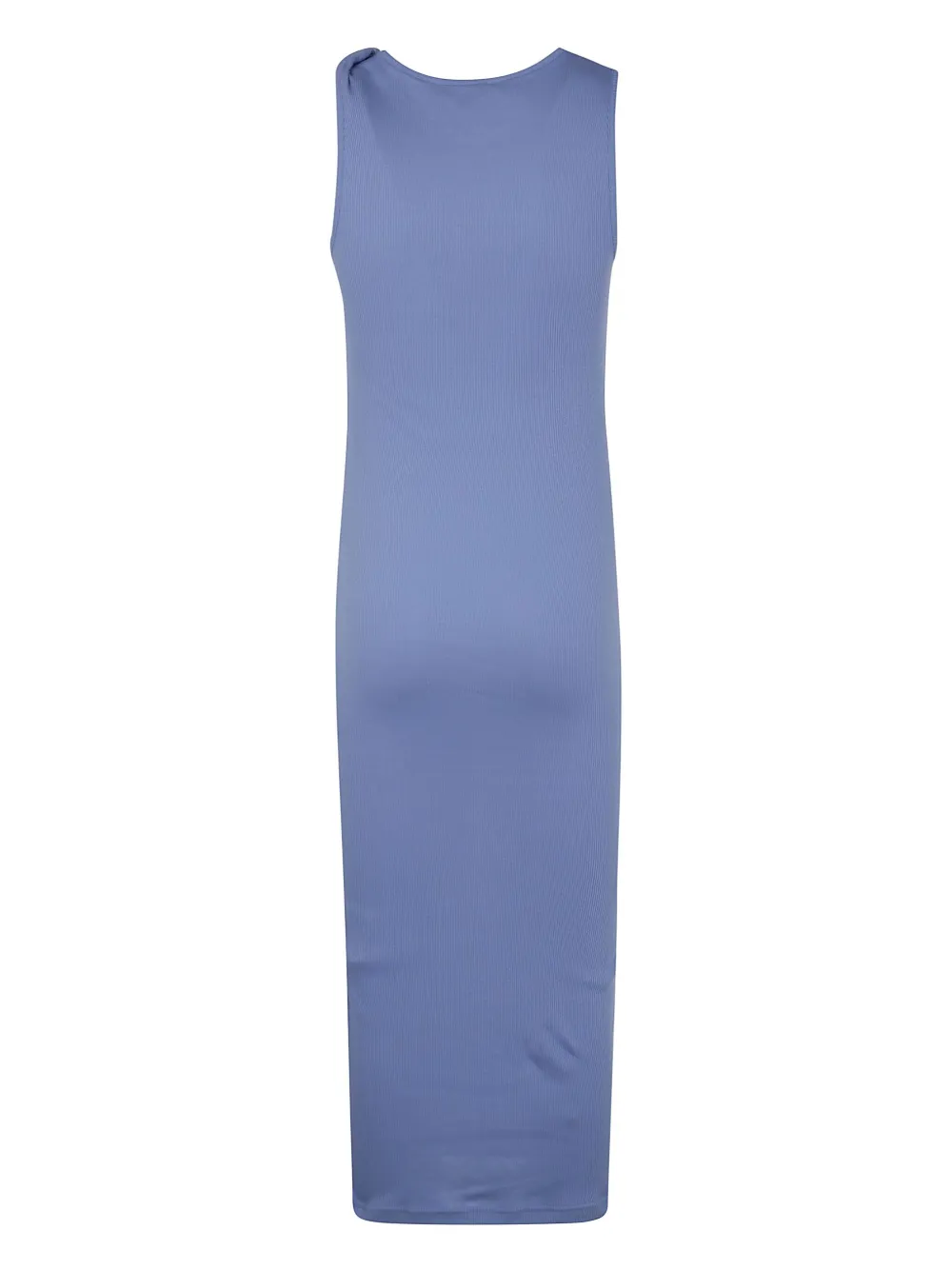 JW Anderson Maxi-jurk met geborduurd bandje - Blauw