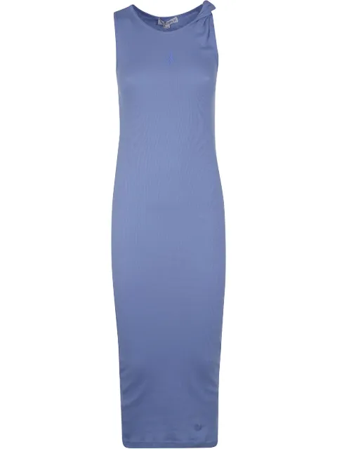 JW Anderson embroidered twisted-strap maxi dress