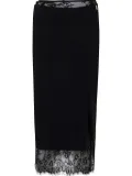 Blugirl lace-trim skirt - Black