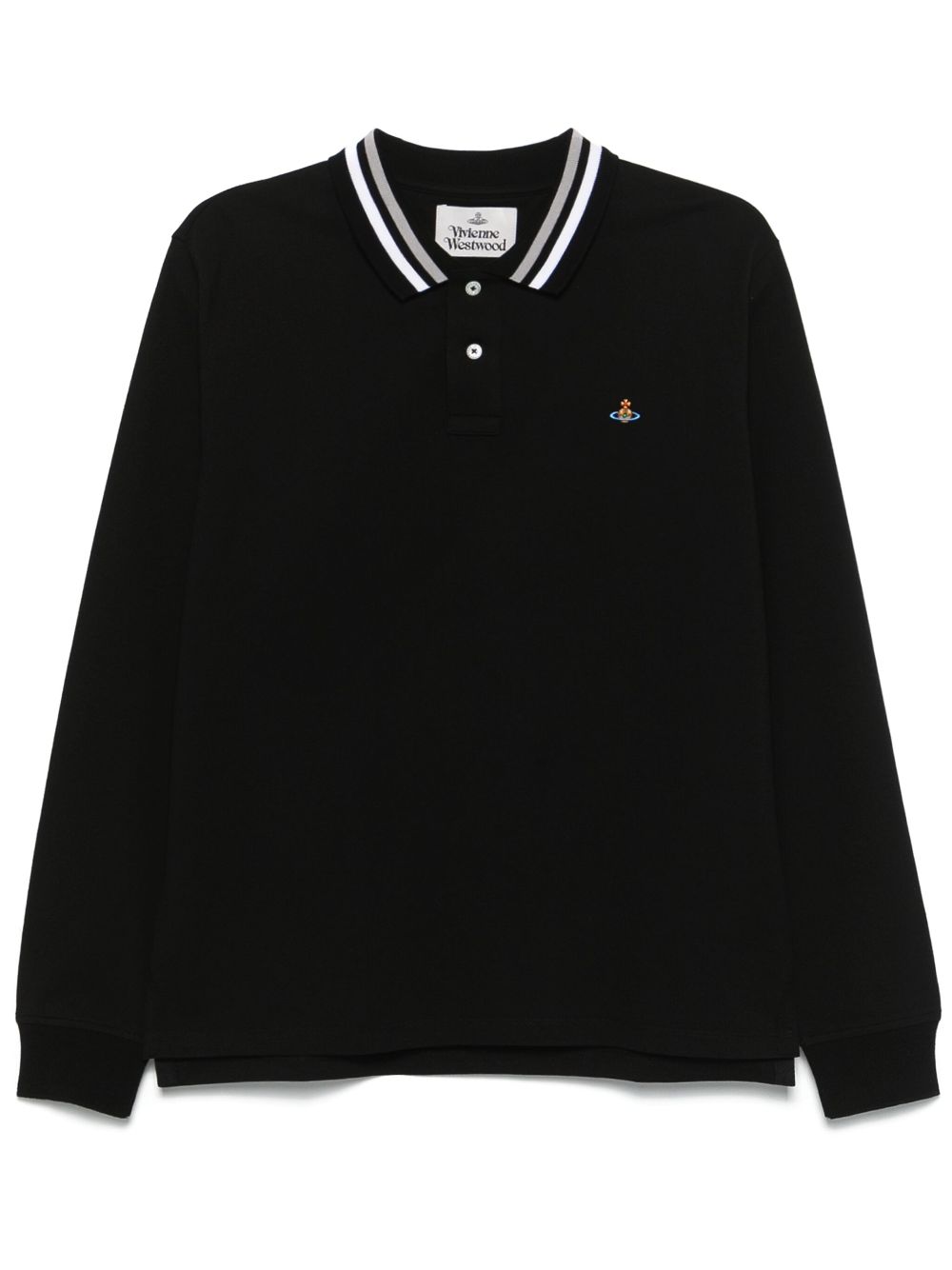 Vivienne Westwood long-sleeve polo shirt – Black