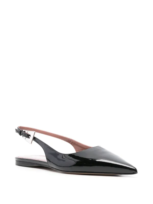 Paris Texas Jessica Western フラットシューズ | ブラック | FARFETCH JP