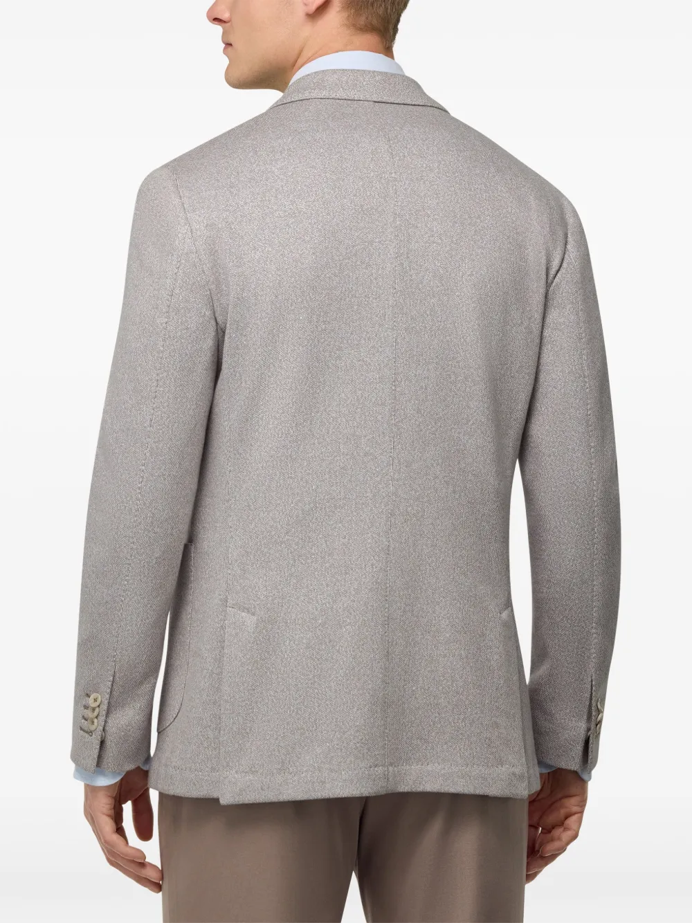 Boggi Milano B jersey blazer Grijs