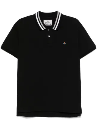 美品 Vivienne Westwood ポロシャツ 半袖 ブラック Vivienne Westwood ポロシャツ | ブラック | FARFETCH JP