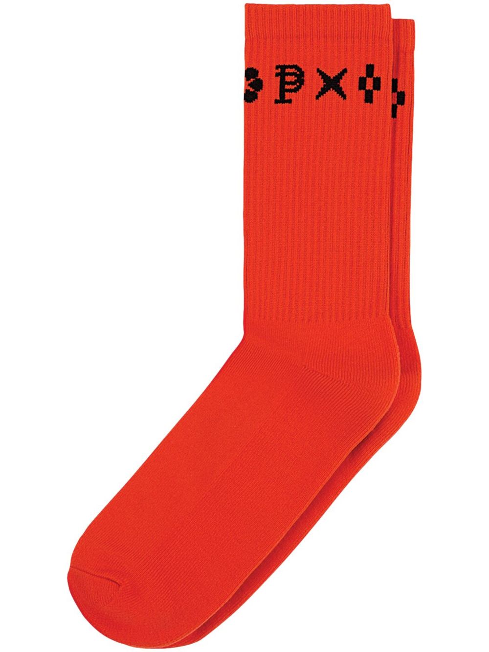 Purple Brand MONOGRAM CREW SOCK "Red"