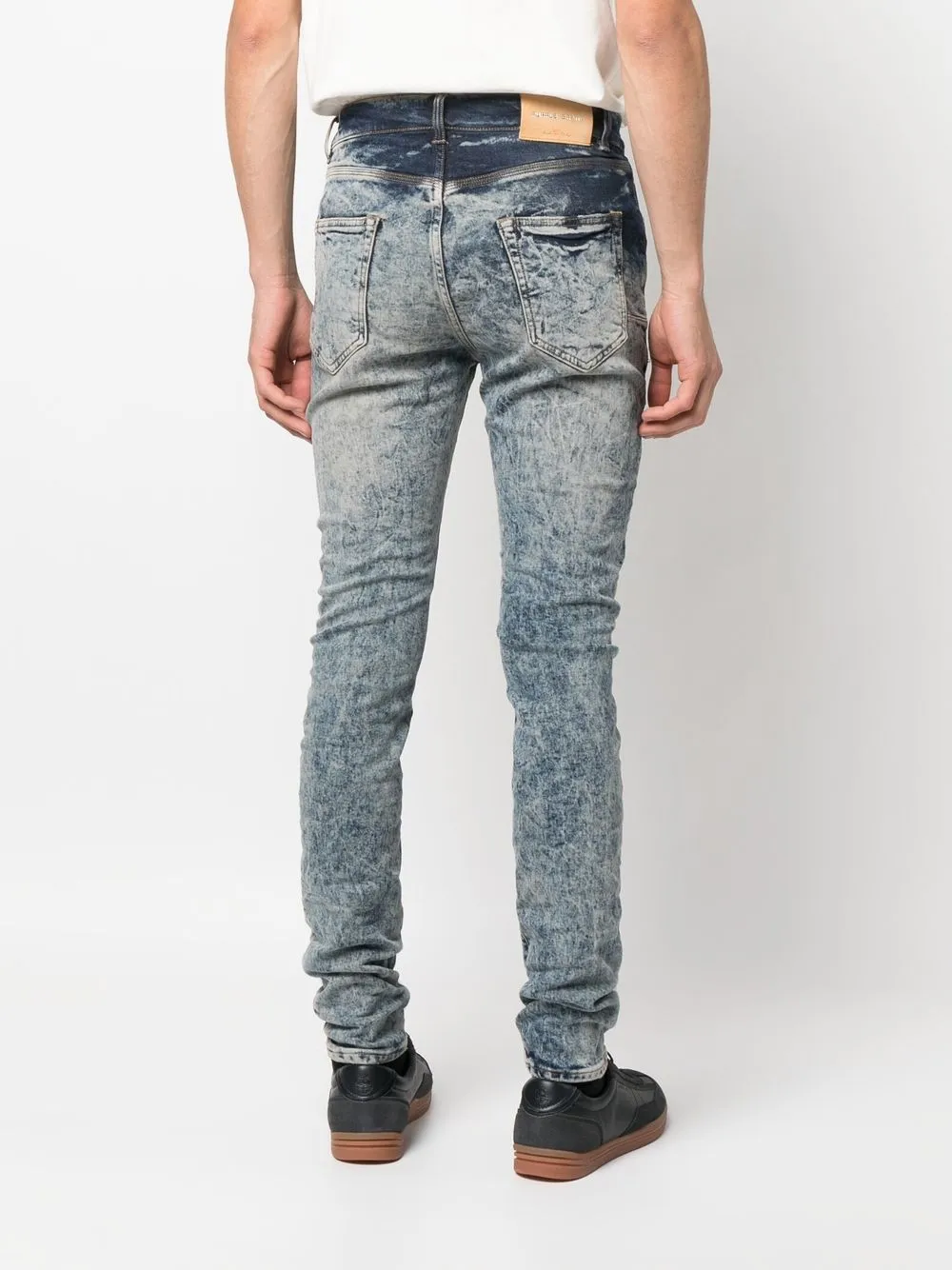 Purple Brand INDIGO HEAVY BLEACH REPAIR "Blue" Blauw