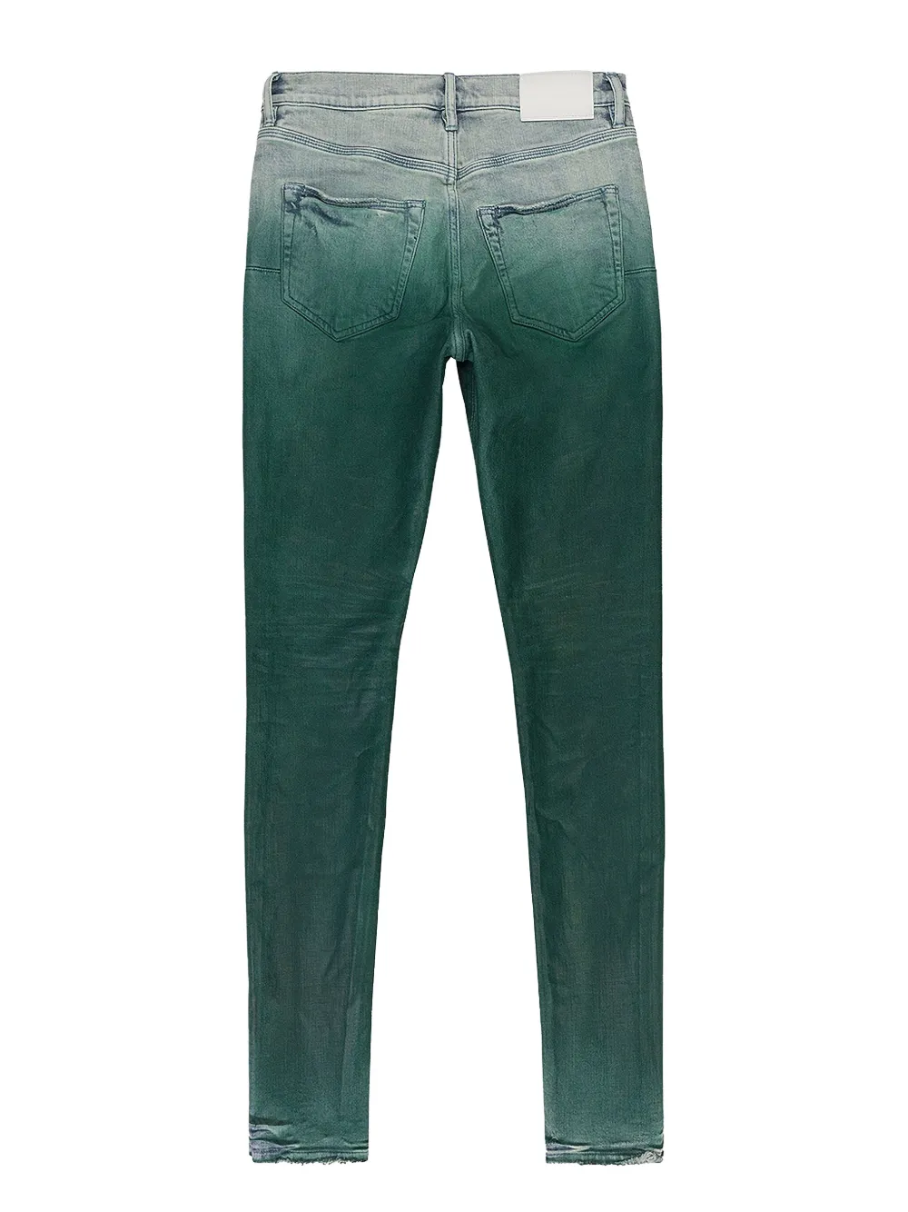 Purple Brand coated gradient-effect "Blue" jeans - Groen