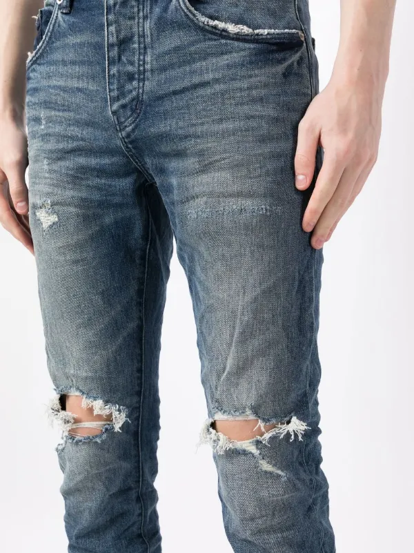 Purple Brand ダメージ ジーンズ | FARFETCH JP