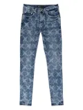 Purple Brand Galaxy Bleach Constellation jeans - Blue