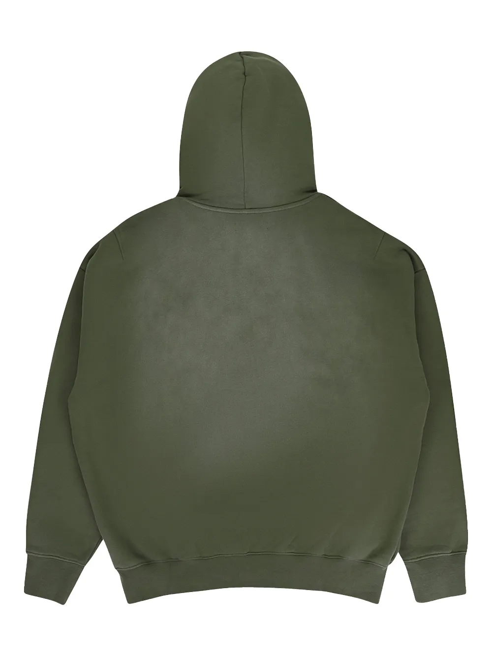 Purple Brand HWT fleece "Green" hoodie - Groen