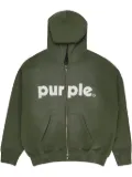 Purple Brand HWT fleece ""Green"" hoodie