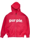 Purple Brand HWT fleece ""Red"" hoodie