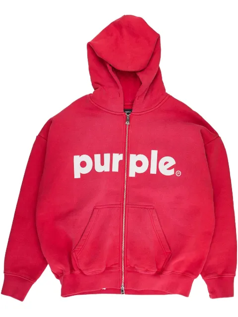 Purple Brand HWT fleece "Red" hoodie