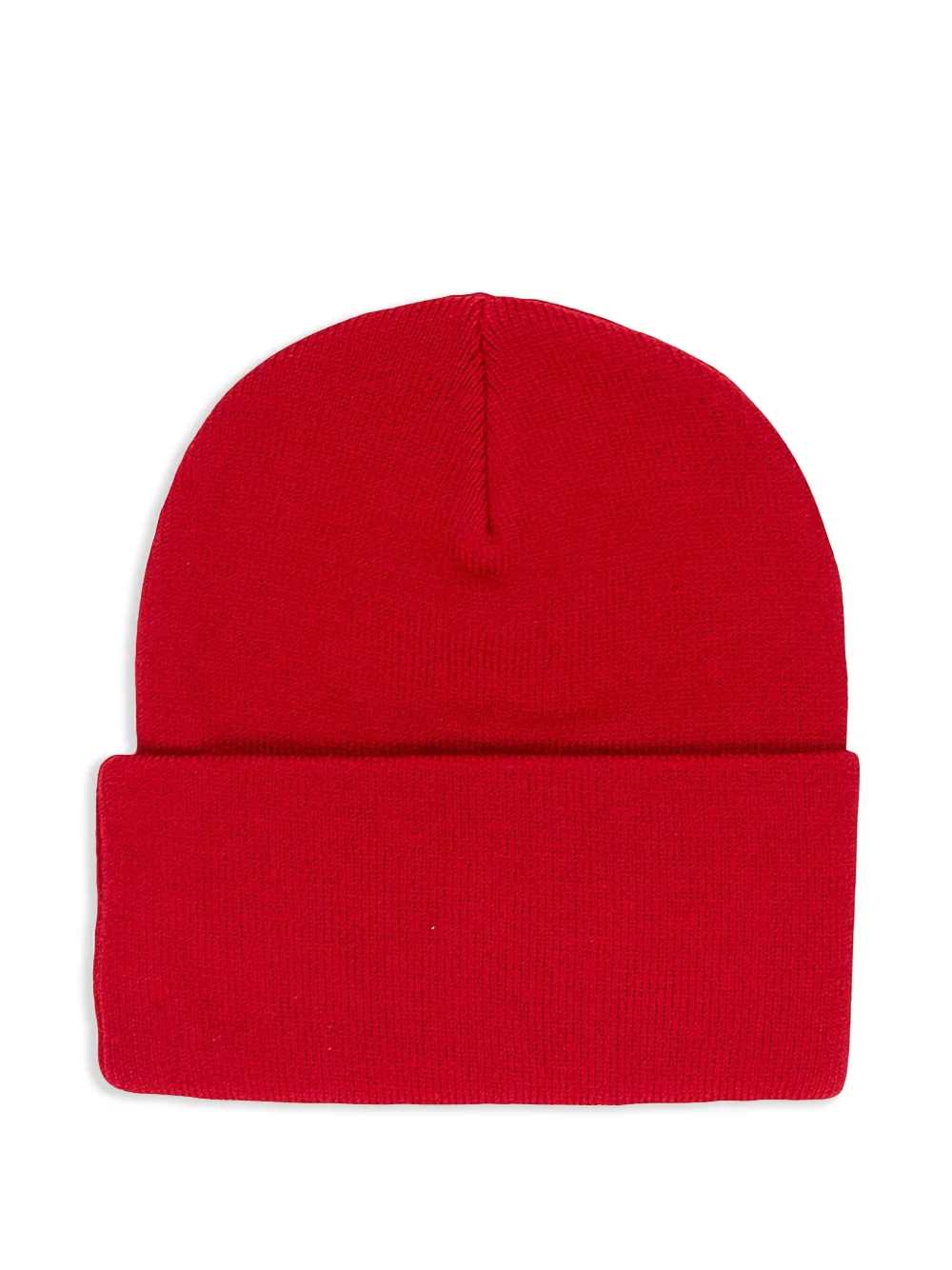 Purple Brand cuffed Red beanie hat - Rood