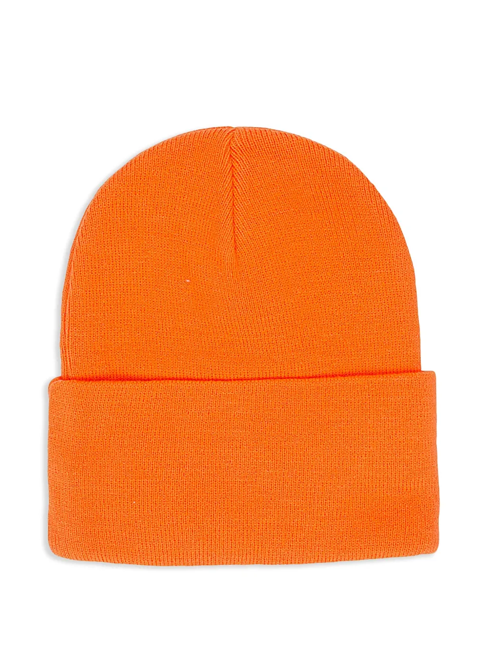 Purple Brand cuffed Orange beanie hat - Oranje