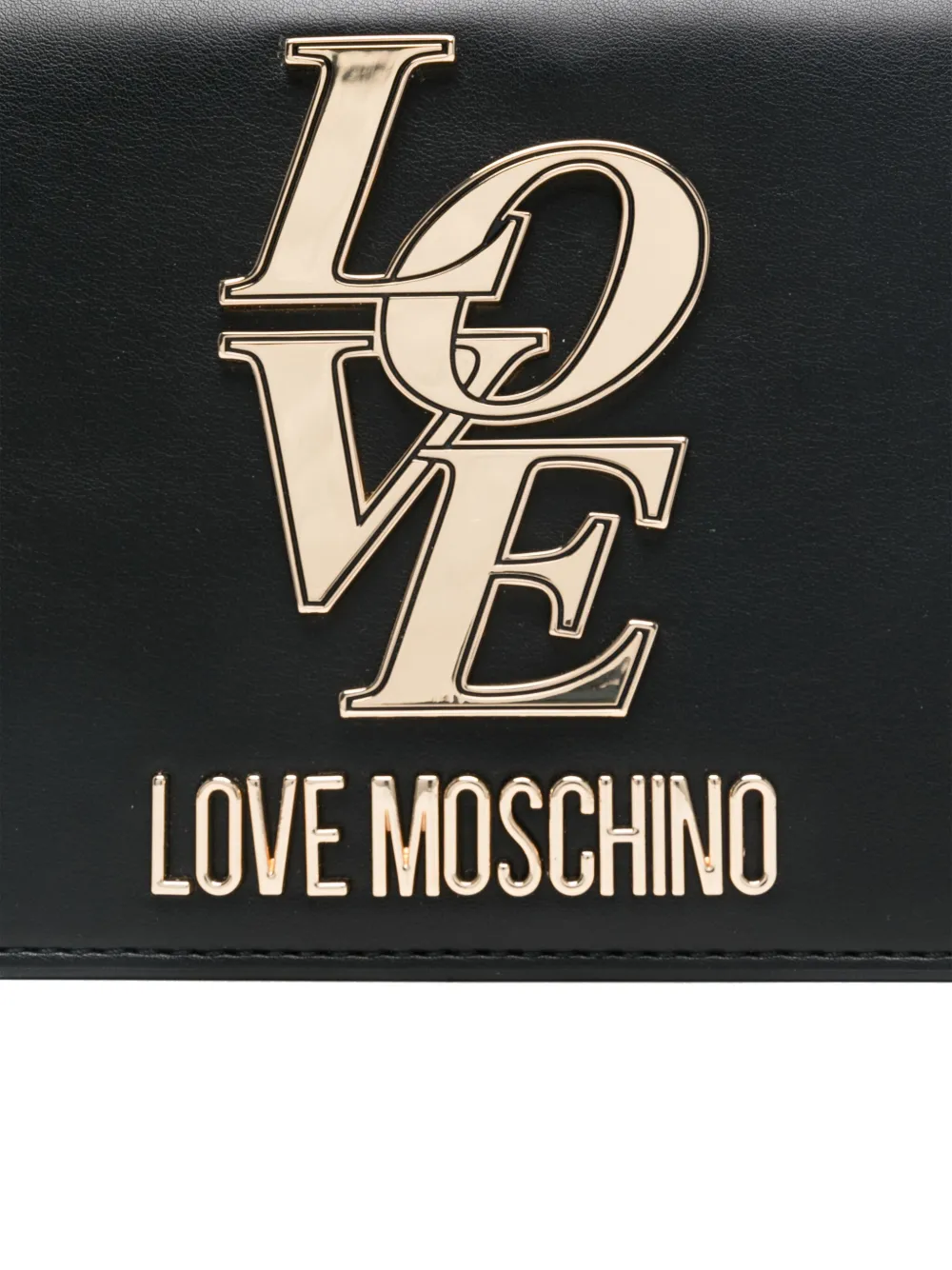 Love Moschino Crossbodytas met logoplakkaat Zwart