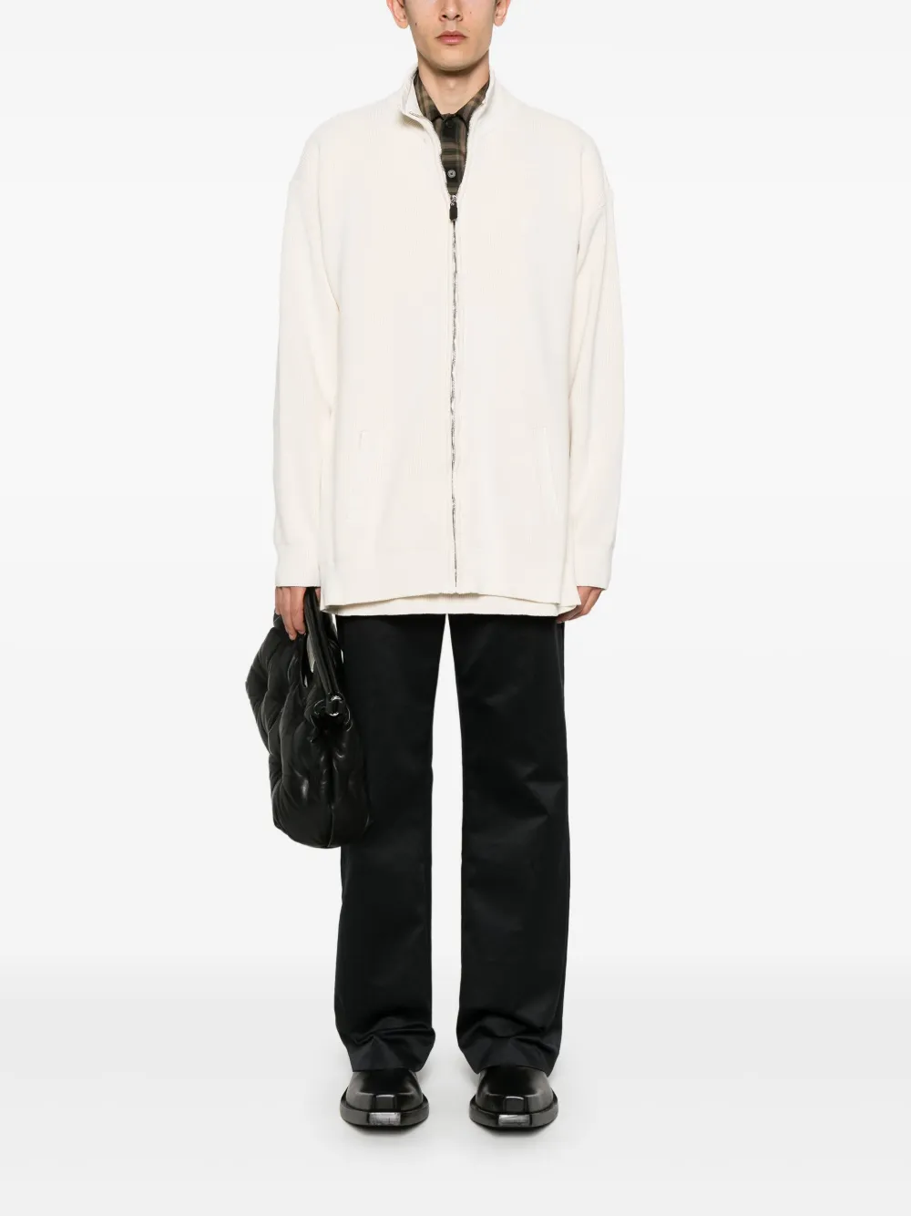 Balenciaga vest met rits - Wit