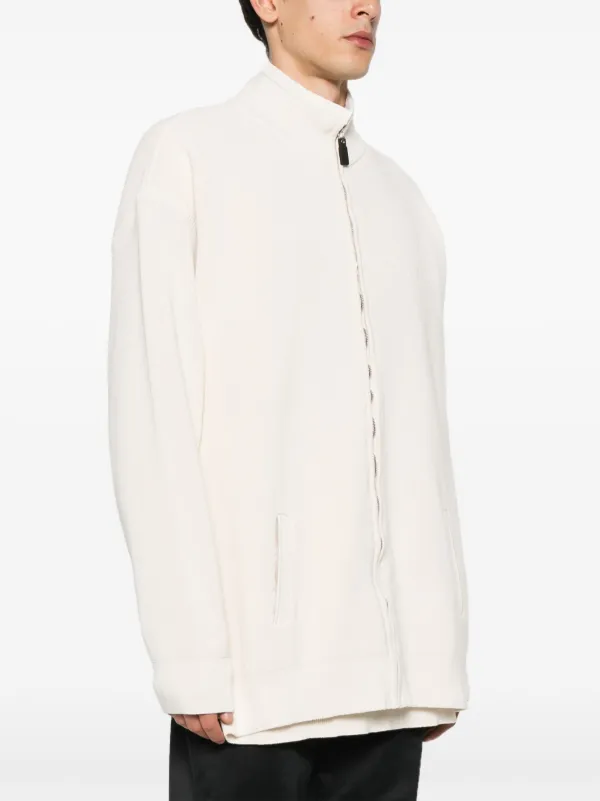 Balenciaga ジップアップ カーディガン | ホワイト | FARFETCH JP