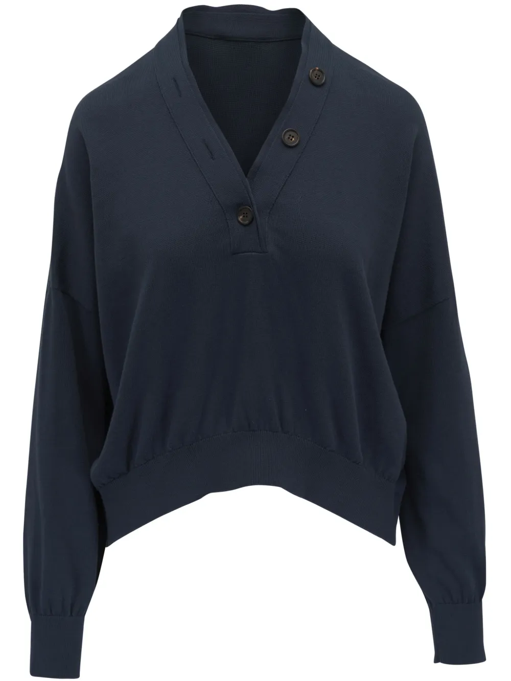 Brunello Cucinelli Katoenen top Blauw