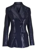Michael Kors Collection sequin-embroidered blazer - Blue