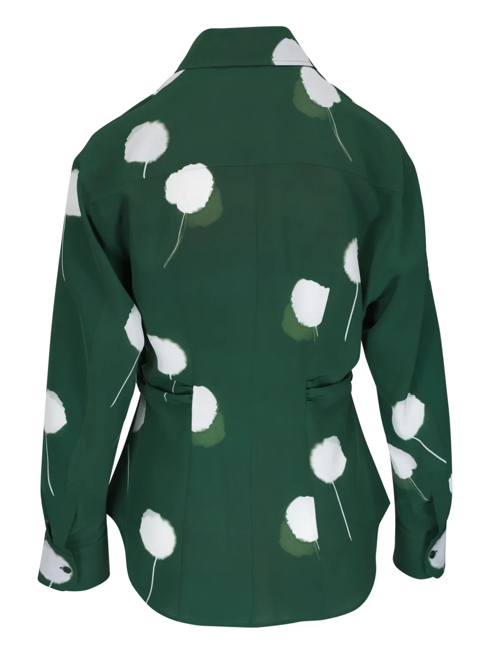 Akris Zijden blouse - Groen