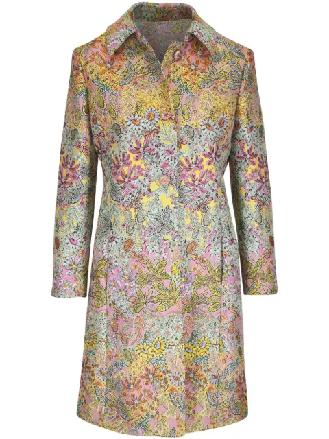 ETRO floral-jacquard coat