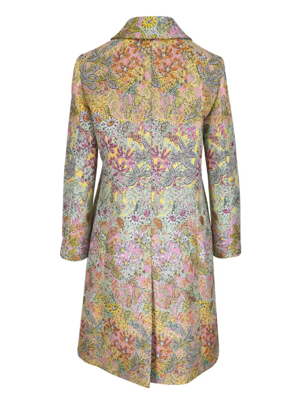 【送料&関税込】Etro Floral Embroidery Coat ETRO floral-embroidery Coat | Brown | FARFETCH JO