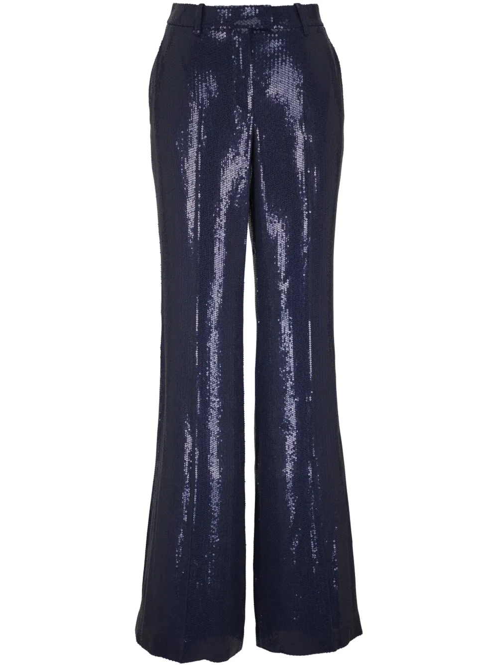 Michael Kors Bootcut broek met pailletten Blauw