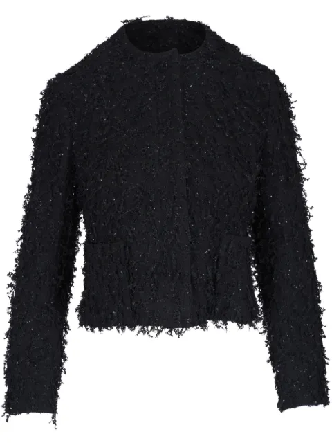 Akris chamarra ajustada de lurex
