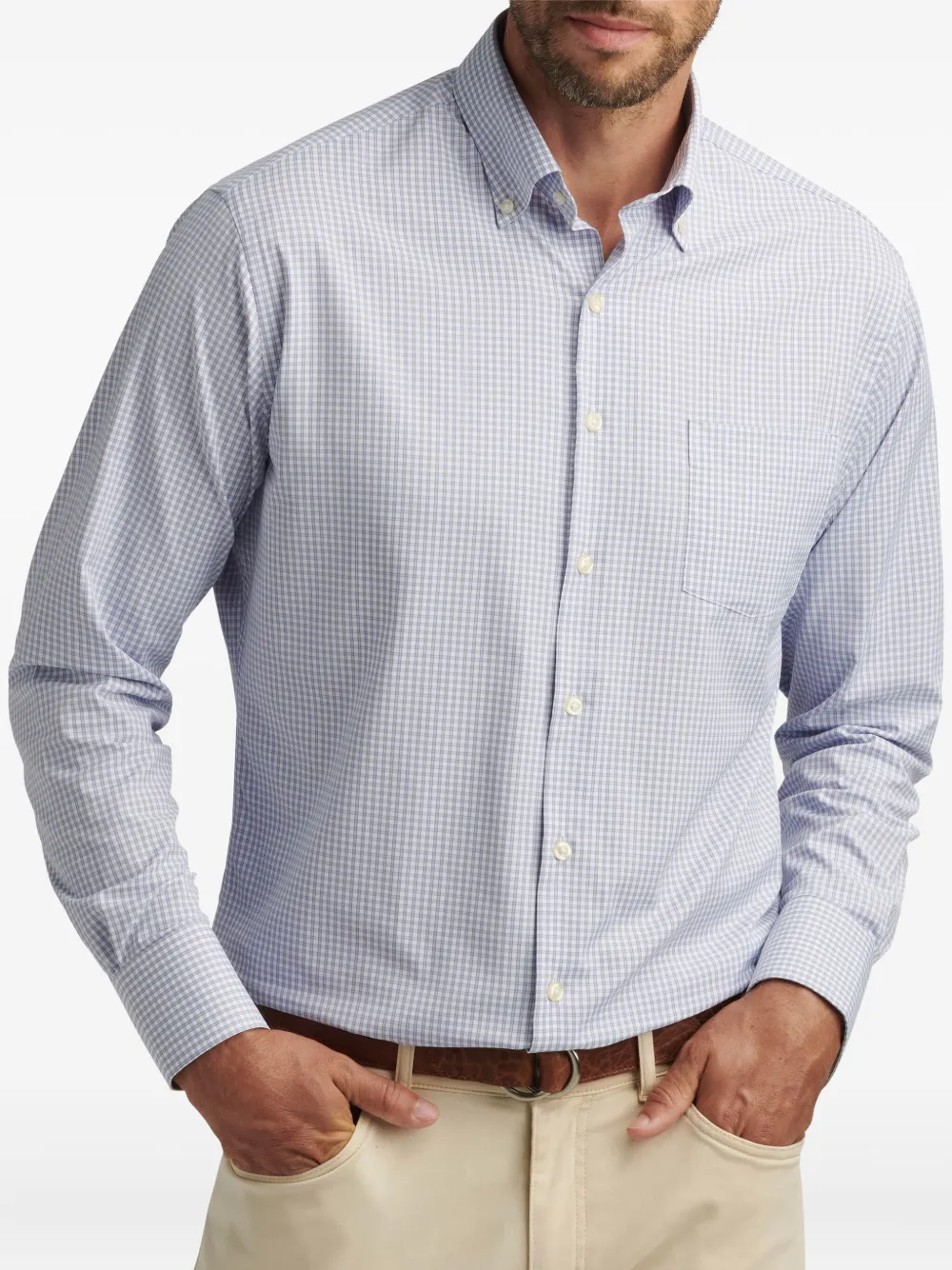 Peter Millar checked button-up shirt | Image 2