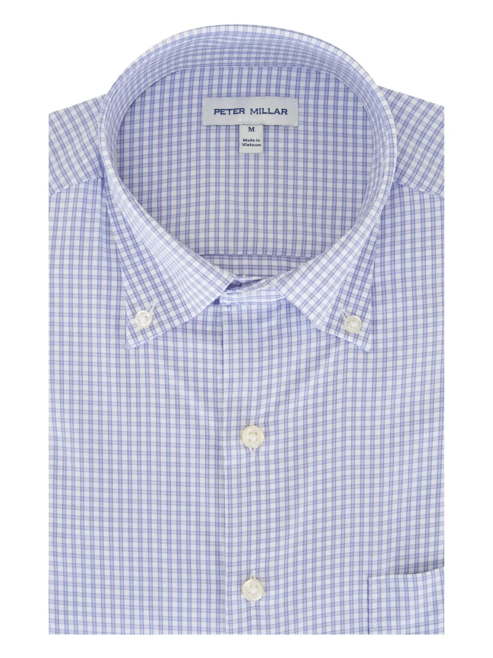 Peter Millar checked button-up shirt | Blue | Image 1