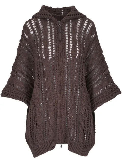 Brunello Cucinelli open-knit cardigan
