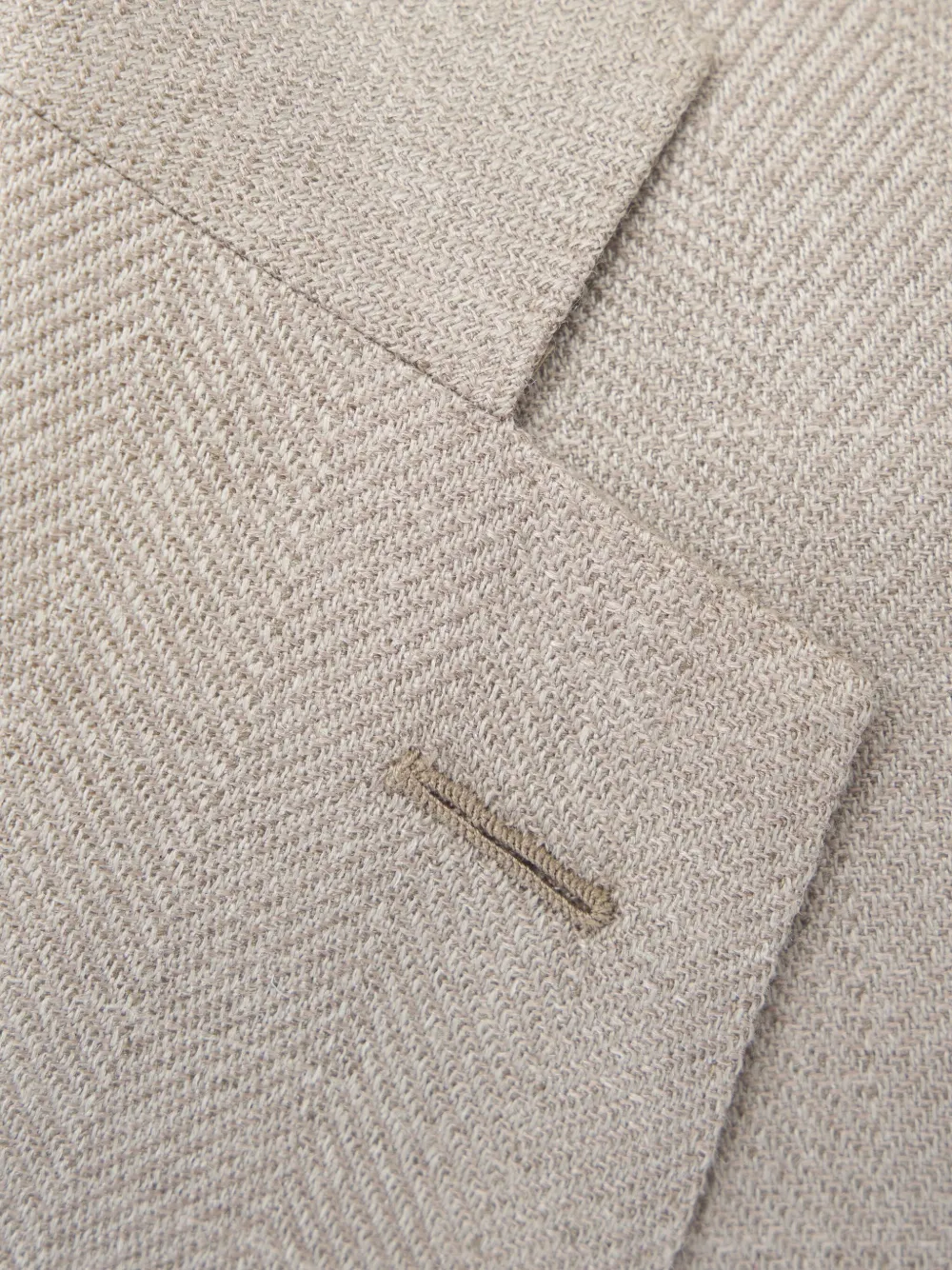 Atelier Munro Herringbone-pattern Blazer In Gray