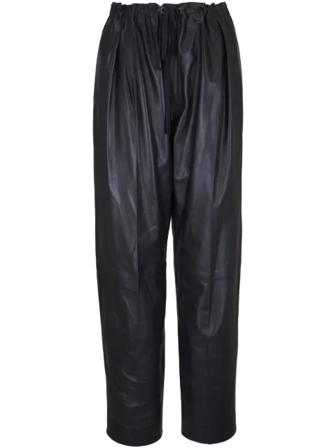 KHAITE leather trousers