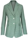 Akris check-pattern blazer - Green