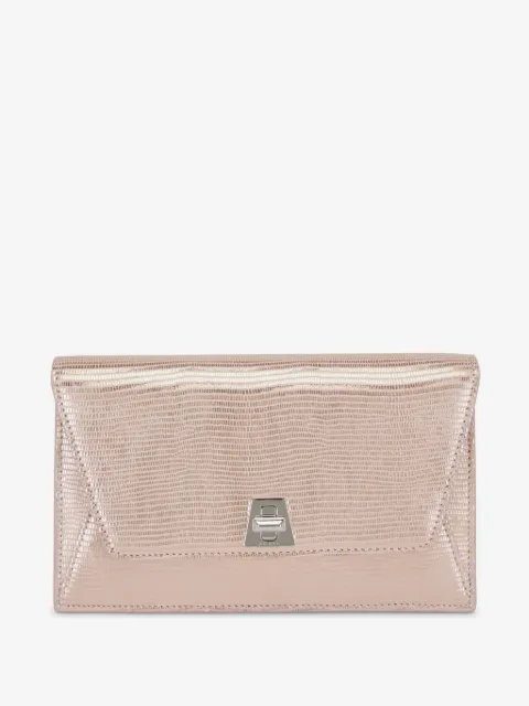 Akris leather clutch bag 