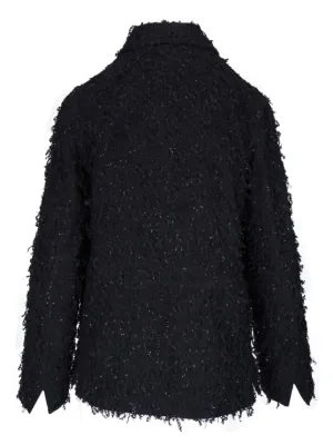 アクリス　AKRIS　リバーシブルファーコート　フーデッド　ラムスキン　黒 アクリスAKRISリバーシブルファーコートフーデッドラムスキン黒