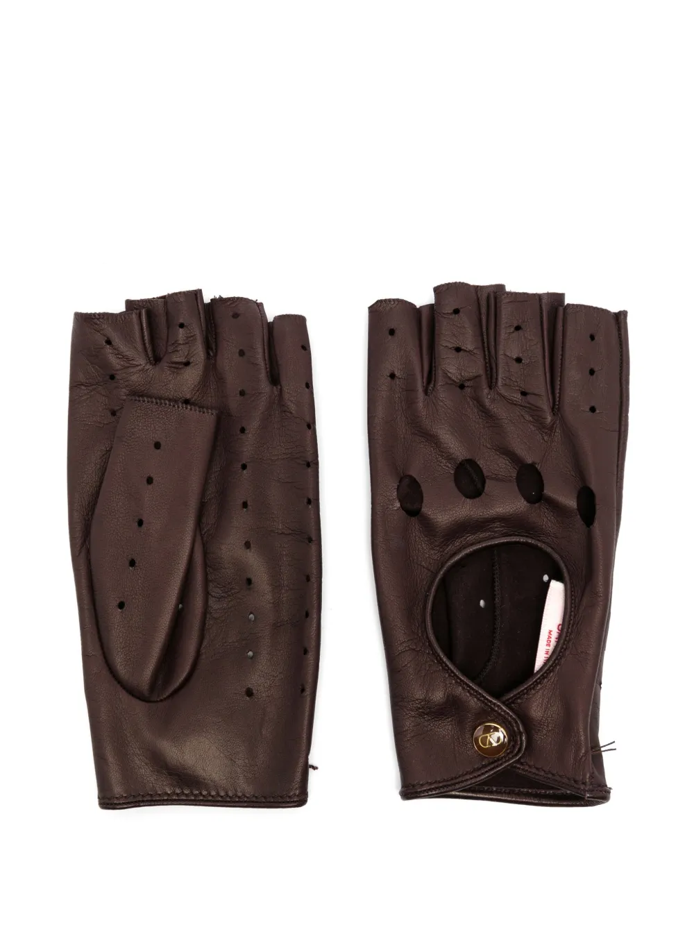 Valentino Garavani VLogo Signature vingerloze handschoenen Bruin