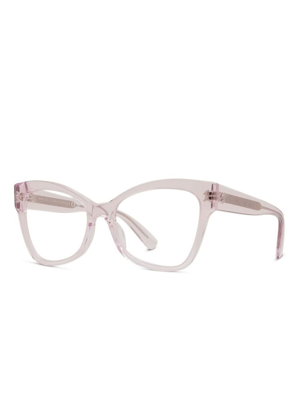 Stella McCartney Eyewear Bril met gegraveerd logo - Roze