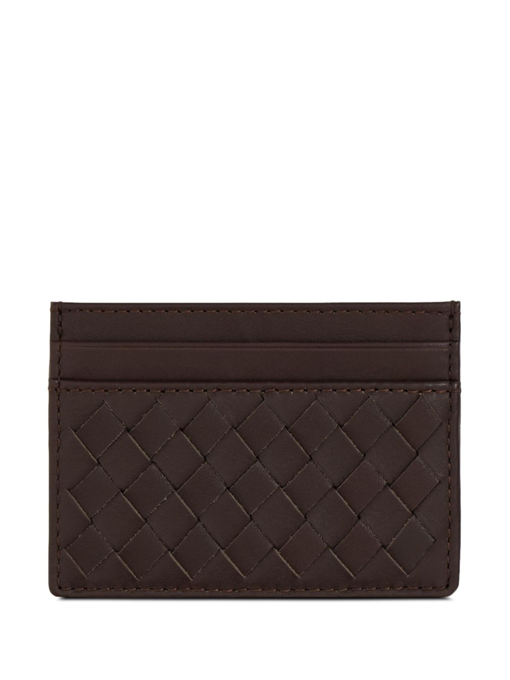 Boggi Milano leather card holder - Brown