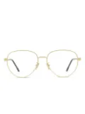 Fred round-frame glasses - Gold