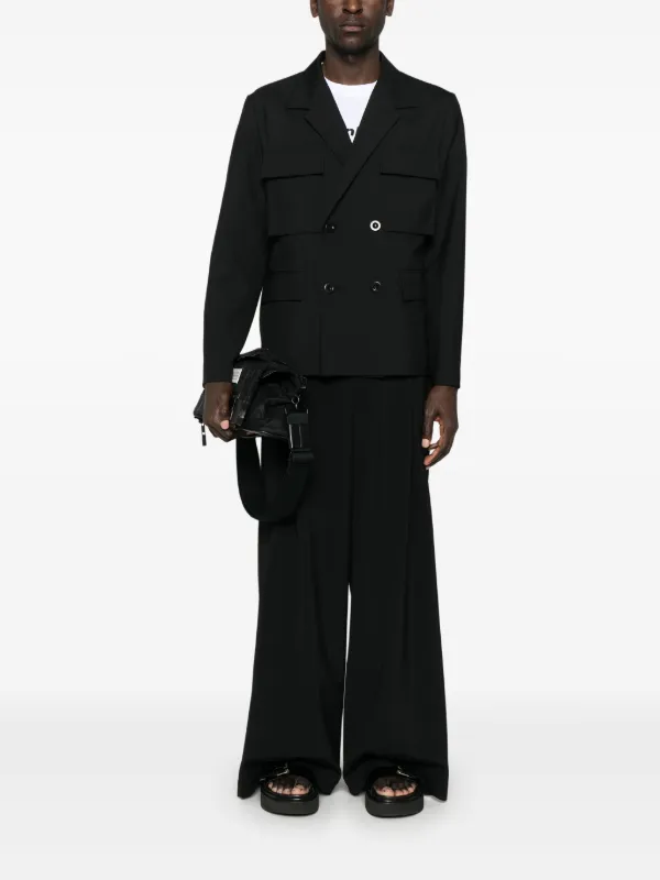 ENFOLD box ジャケット　ブラック　38 コート　sacai ENFOLD box ジャケットブラック38 コートsacai