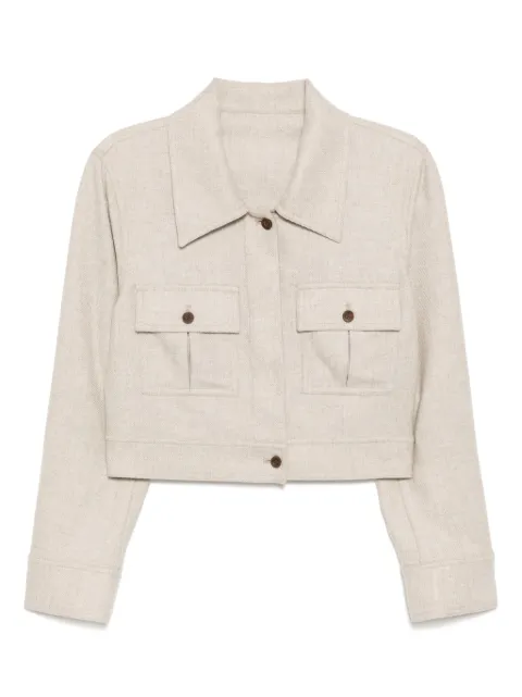 N.Peal cashmere cropped jacket