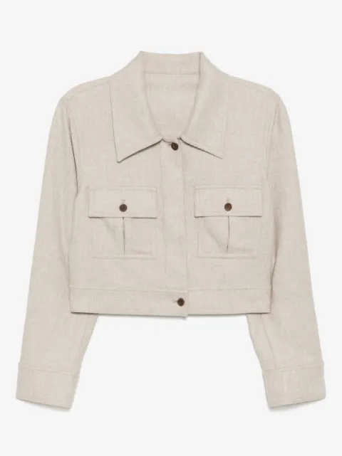 N.Peal cashmere cropped jacket