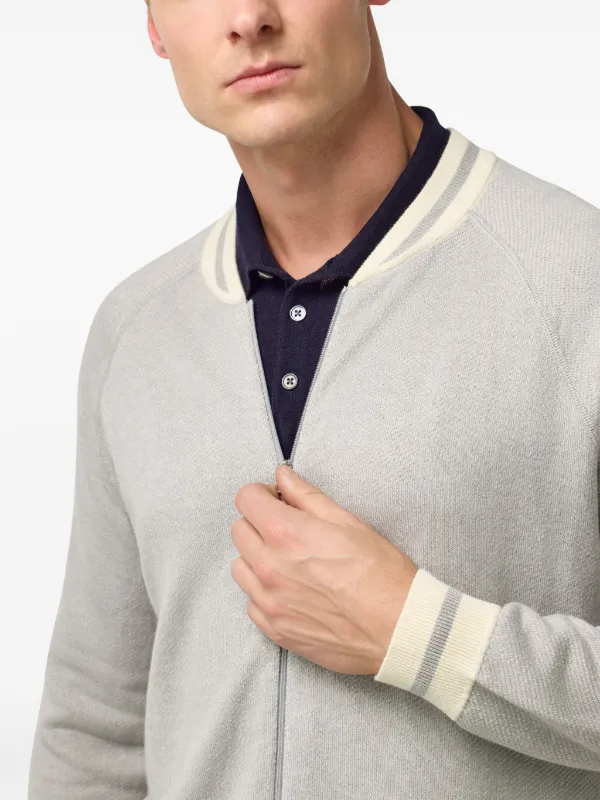 Boggi Milano ファインニット ジャケット | グレー | FARFETCH JP