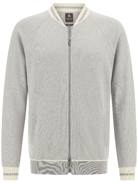 Boggi Milano fine-knit bomber jacket