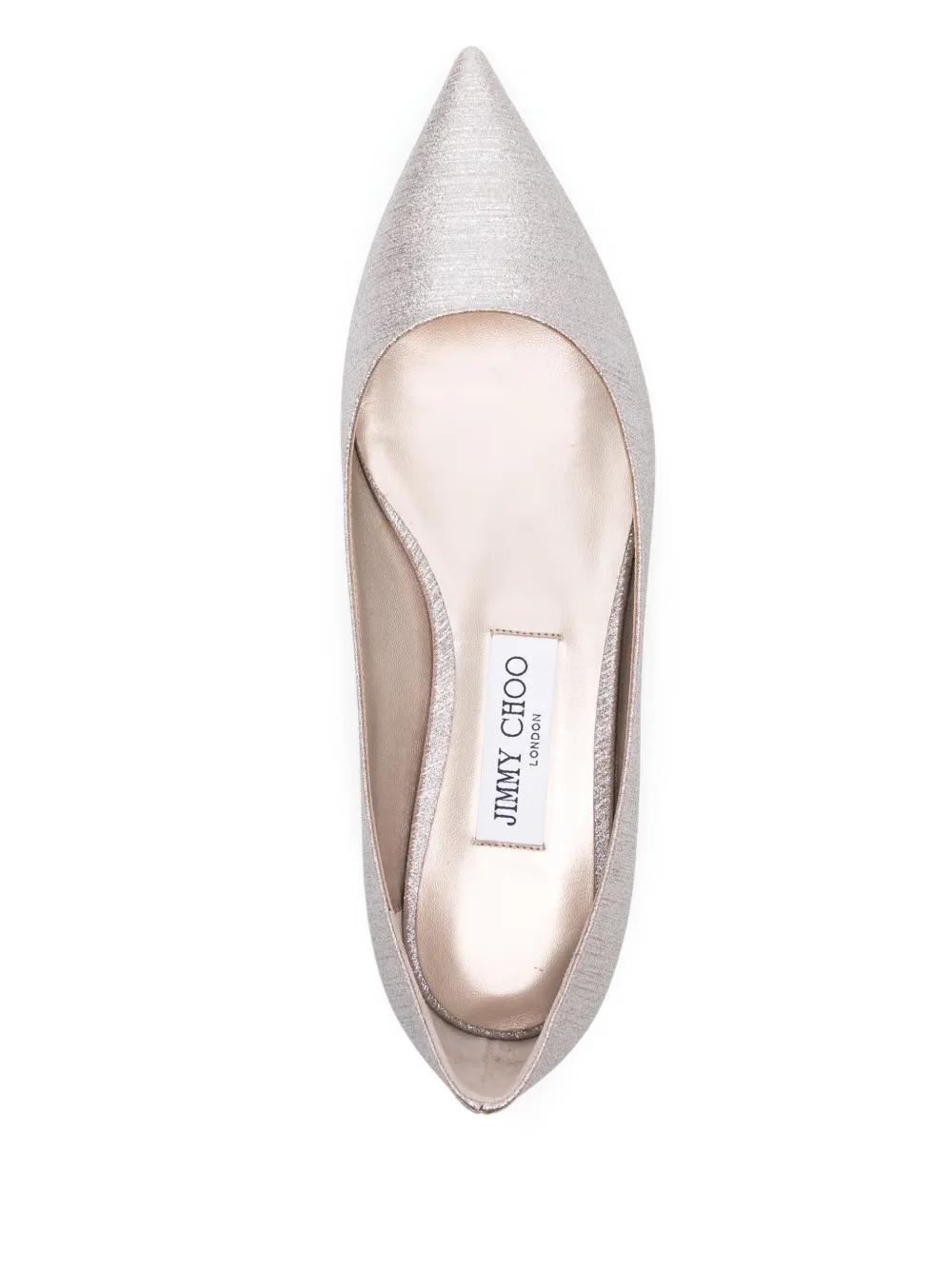 Jimmy Choo Love ballerinas Silver