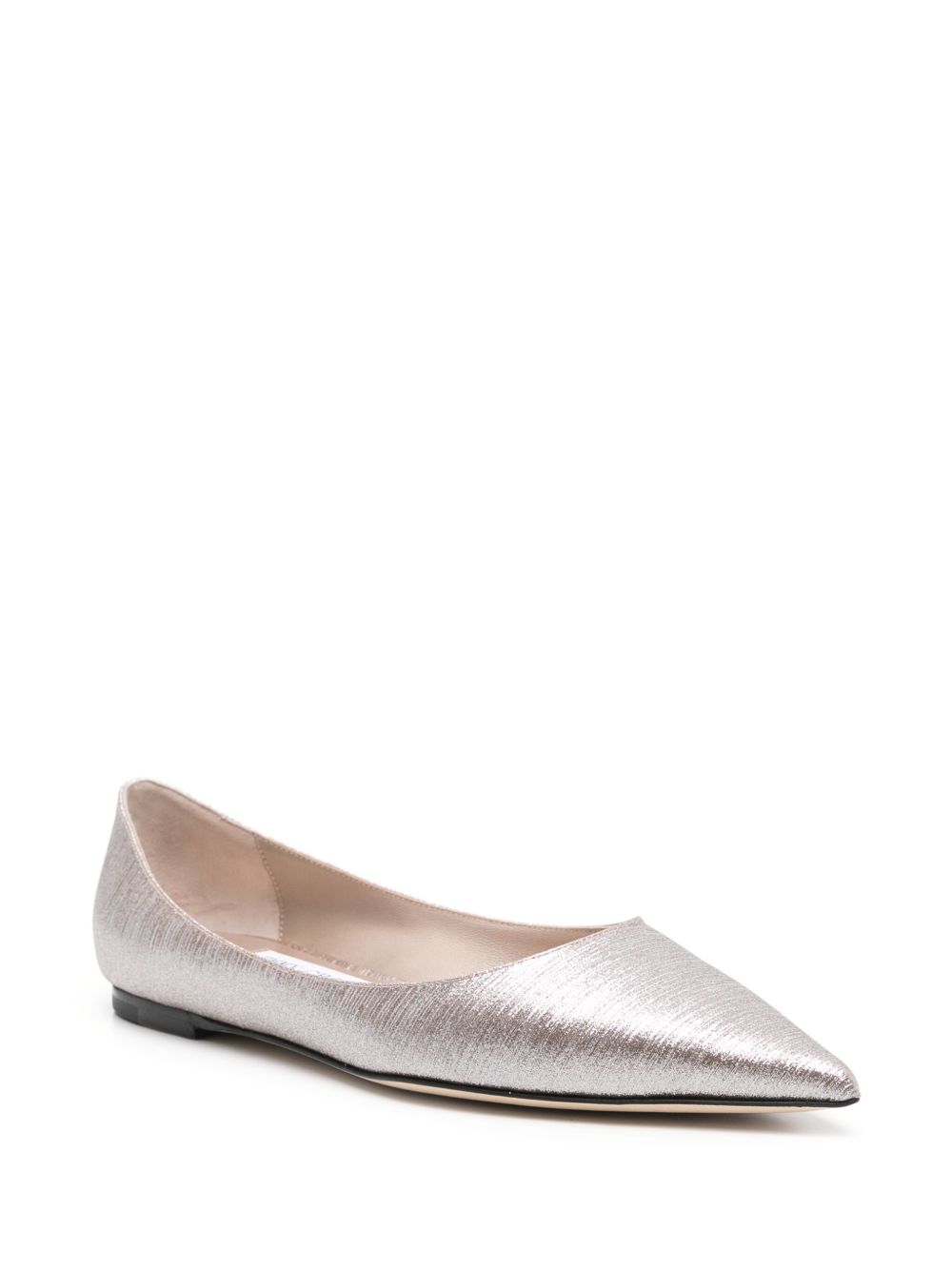 Jimmy Choo Love ballerina's - Zilver