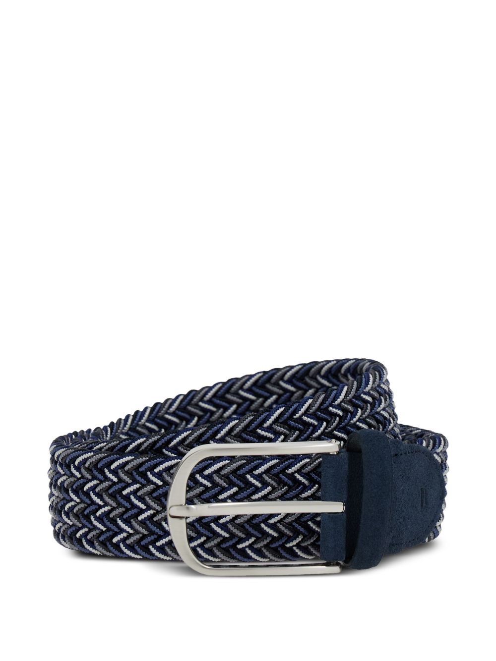 Boggi Milano Woven Elasticated Belt - Blue