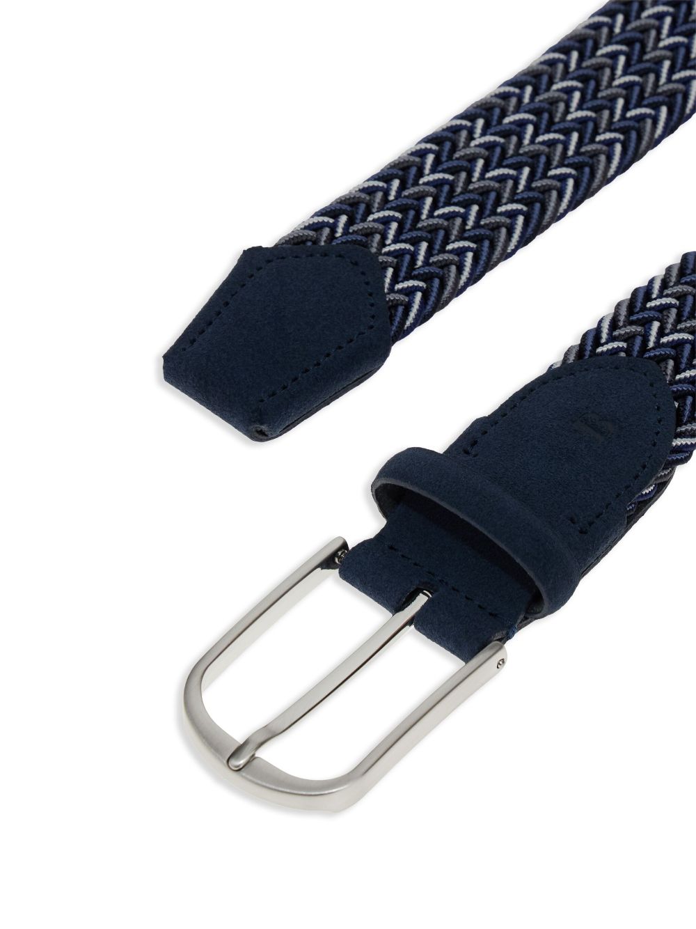 Boggi Milano Woven Elasticated Belt - Blue