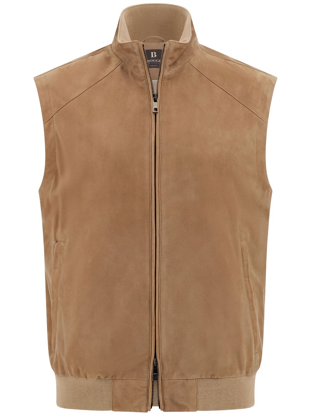 Boggi Milano suede gilet - Neutrals